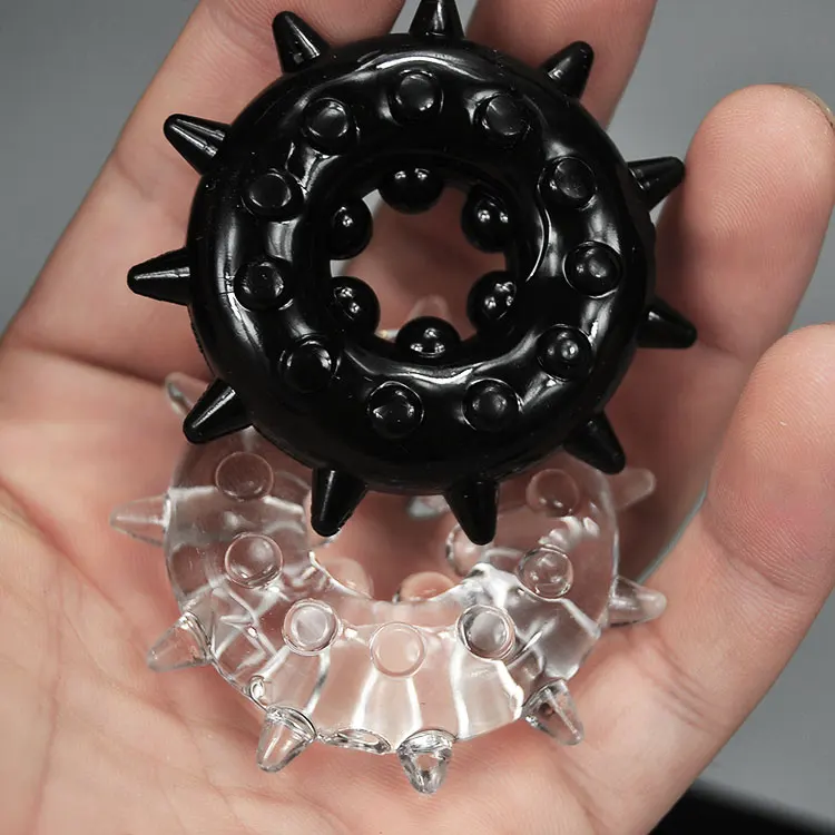 2 шт./компл. черные/прозрачные Кольца для пениса интимные игрушки мужчин