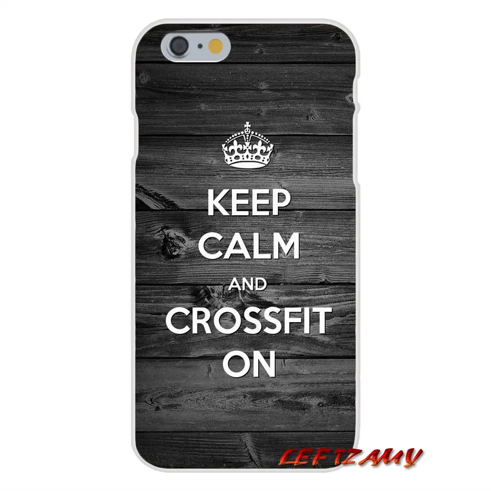Keep calm and crossfit Тонкий силиконовый чехол для телефона Samsung Galaxy S3 S4 S5 MINI S6 S7 edge S8 S9 Plus Note