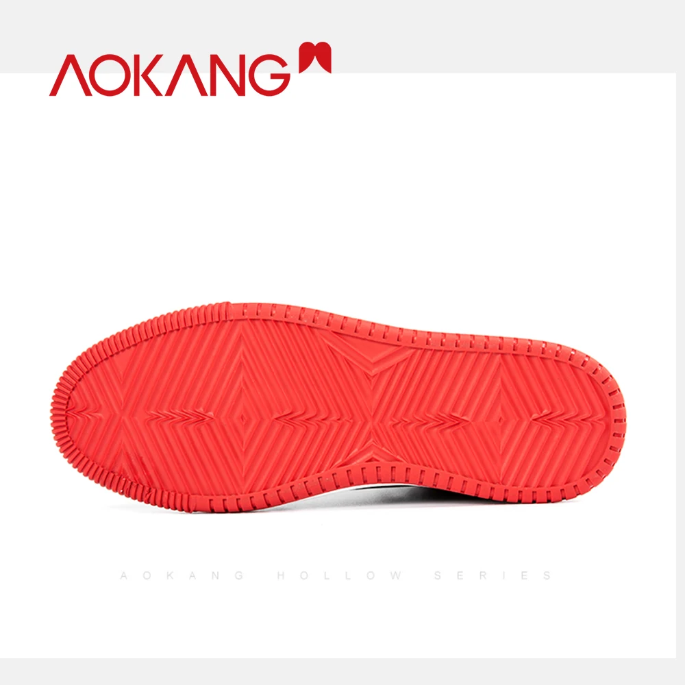 AOKANG/2019 г. сезон весна-лето Повседневная обувь удобная модная Мужская дышащая