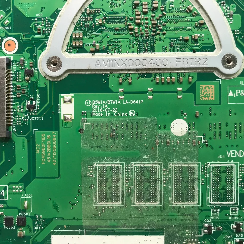 Для Acer Aspire ES1 533 материнская плата портативного компьютера с N3350 1 ГГц Процессор