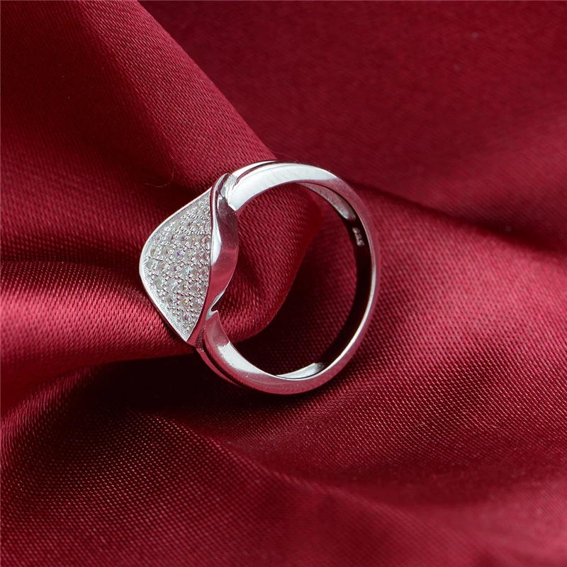 Женское Обручальное Кольцо GW из стерлингового серебра 925 пробы обручальные