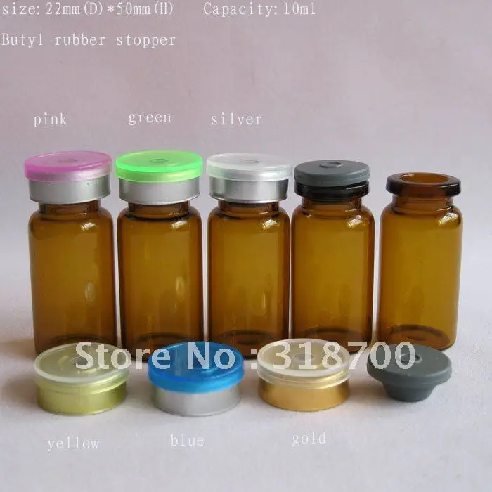 1500/lot 10ml clear amber glass vial with flip cap, sample vial, essence oil glass bottle