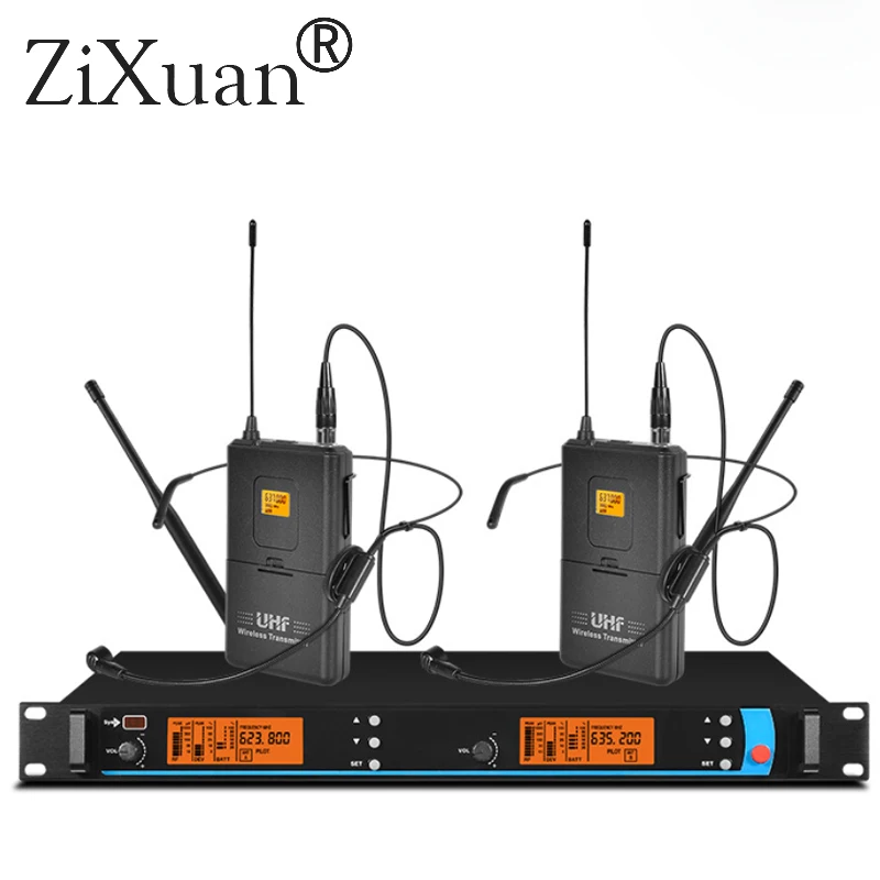 2019 Новинка ZX-6500 SP2-4709000 19 &quotстойки монтируемый UHF Беспроводной система микрофонов