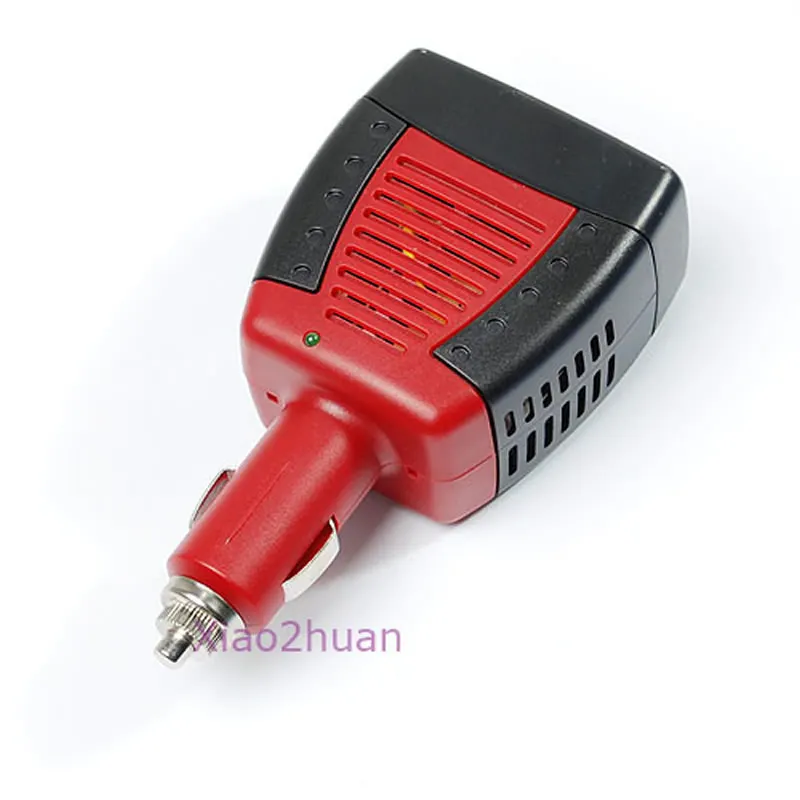 Автомобильный инвертор адаптер питания с 12 в пост. Тока на 220 В переменного тока 75