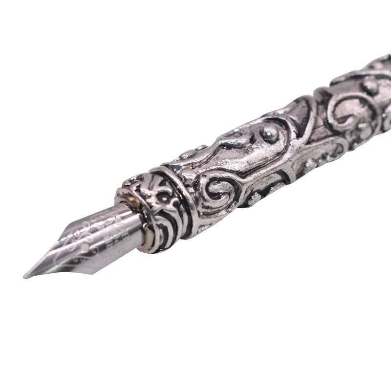 Dip pen 1 Набор Подарочная коробка авторучка 5 смешанных моделей ручки вращение наконечника студенческие канцелярские принадлежности подарок на День учителя ручка печать штамп