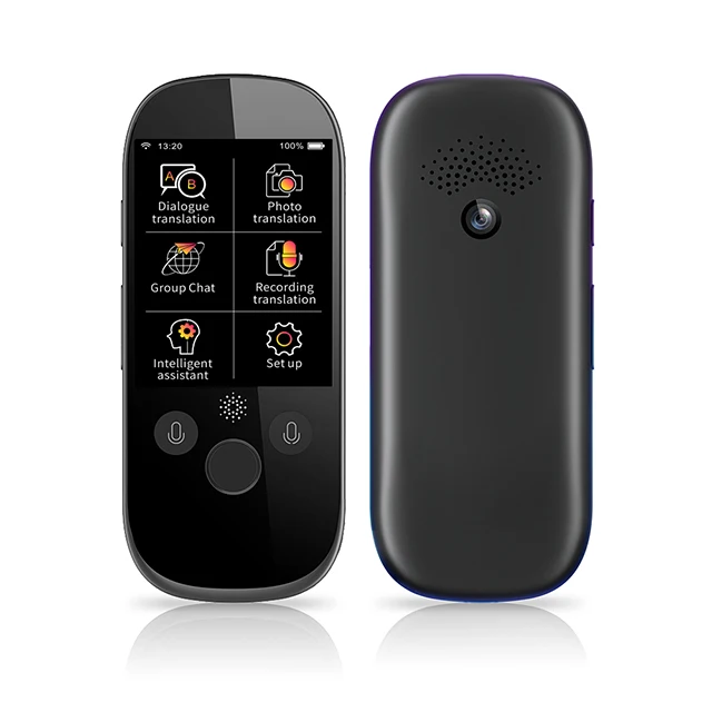 Boeleo K1 Pro фото перевод AI Smart Voice 77 языков в режиме реального времени лицом к лицу wifi 2," TFT 12 МП Многофункциональный переводчик - Цвет: Gray