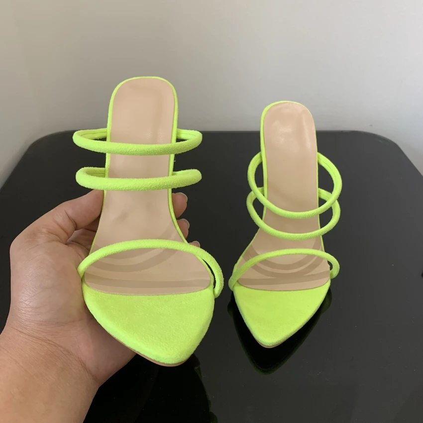 Женские босоножки на высоком каблуке 11 см летние женские вечерние слипоны