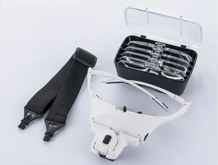 Светодиодный чительные очки со светодиодсветильник увеличительные для