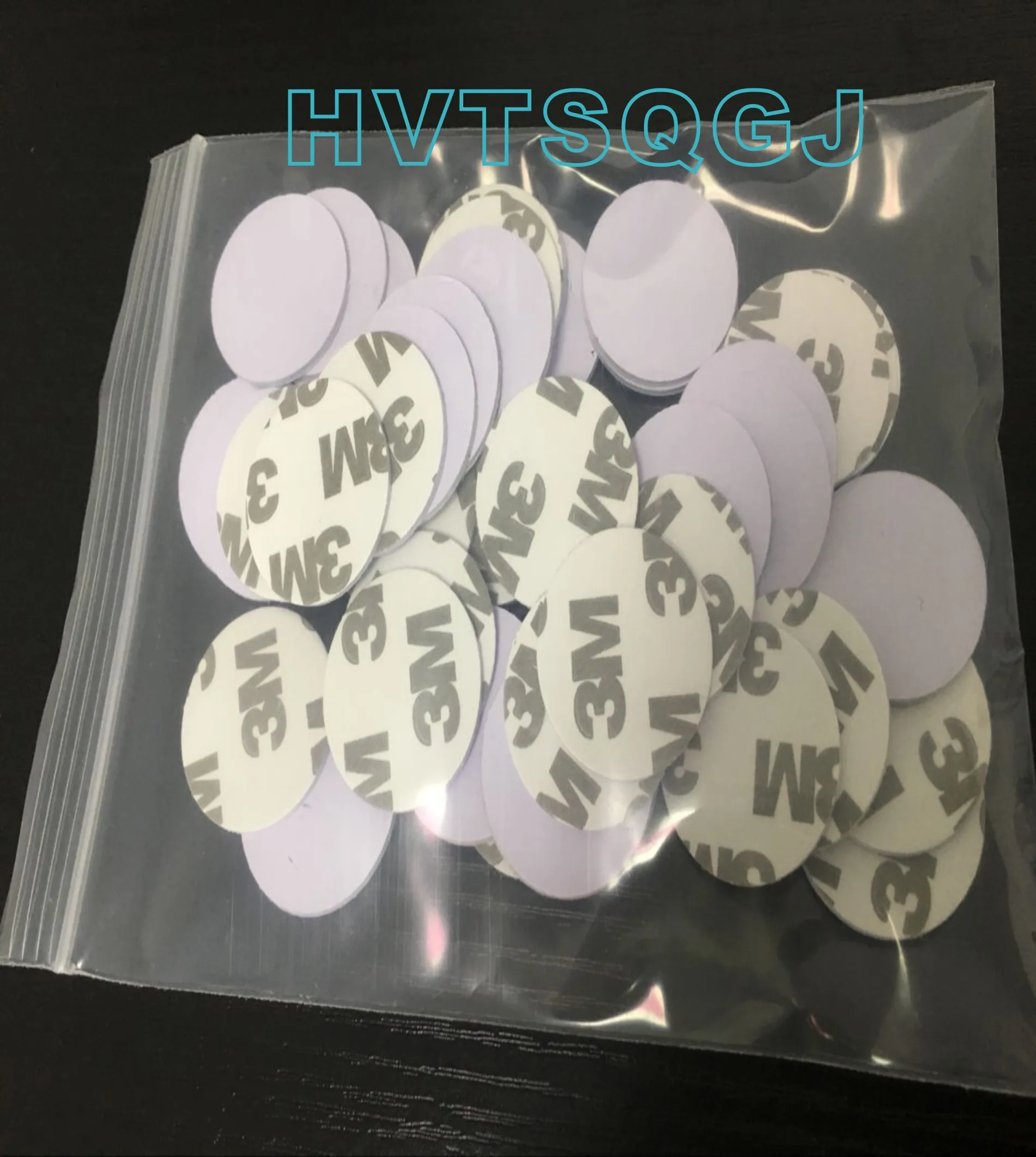 10 шт. RFID карточки TK4100 EM4100 125 кГц с клейкой лентой 3M диаметр 25 мм|IC/ID карты| |