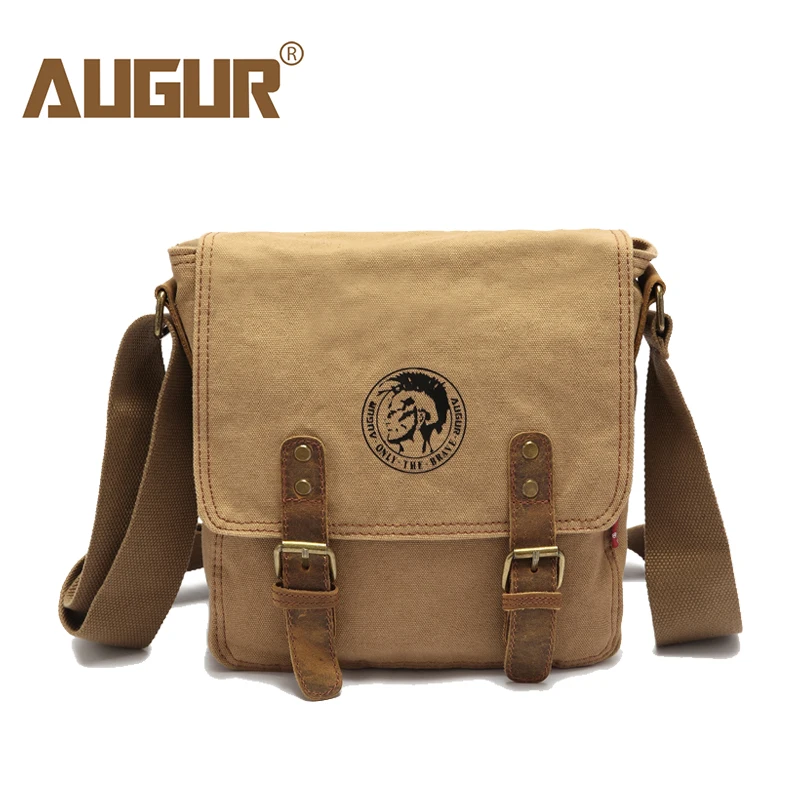 AUGUR 2018 модная мужская сумка на плечо винтажные холщовые сумки дорожная
