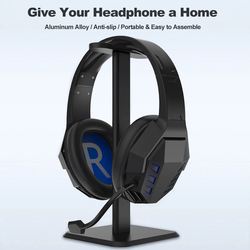 Gaming Headphones Headsets Holder Plastic Headphone Aluminum Alloy ABS Stand Detachable Stable Desktop Bracket | Электроника