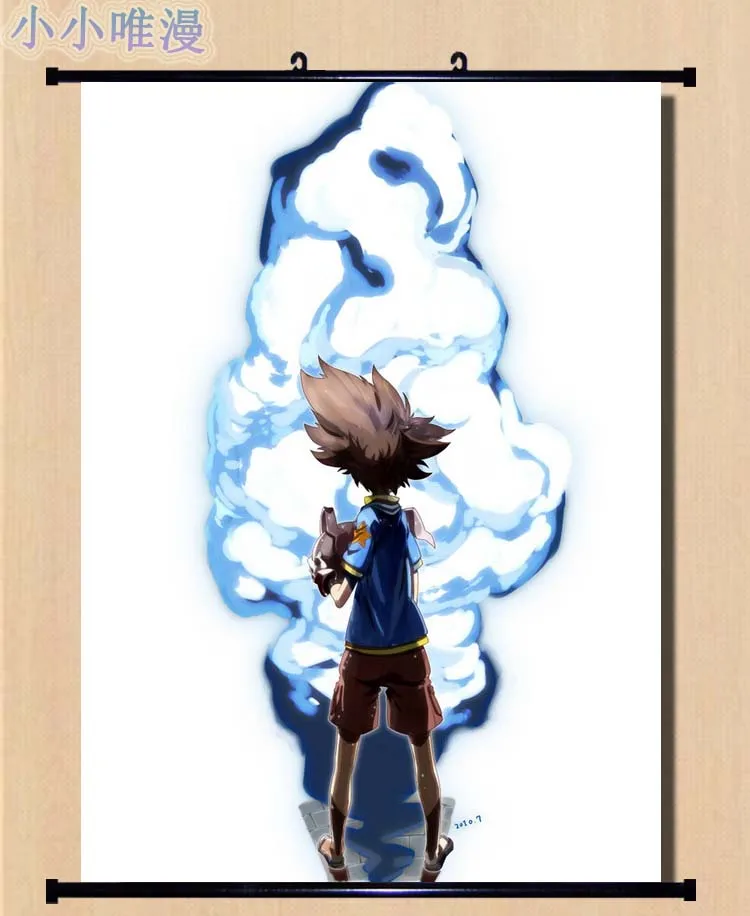Декоративная японская картина аниме Цифровой Монстр дигимон Adventure YAGAMI TAICHI & ишида