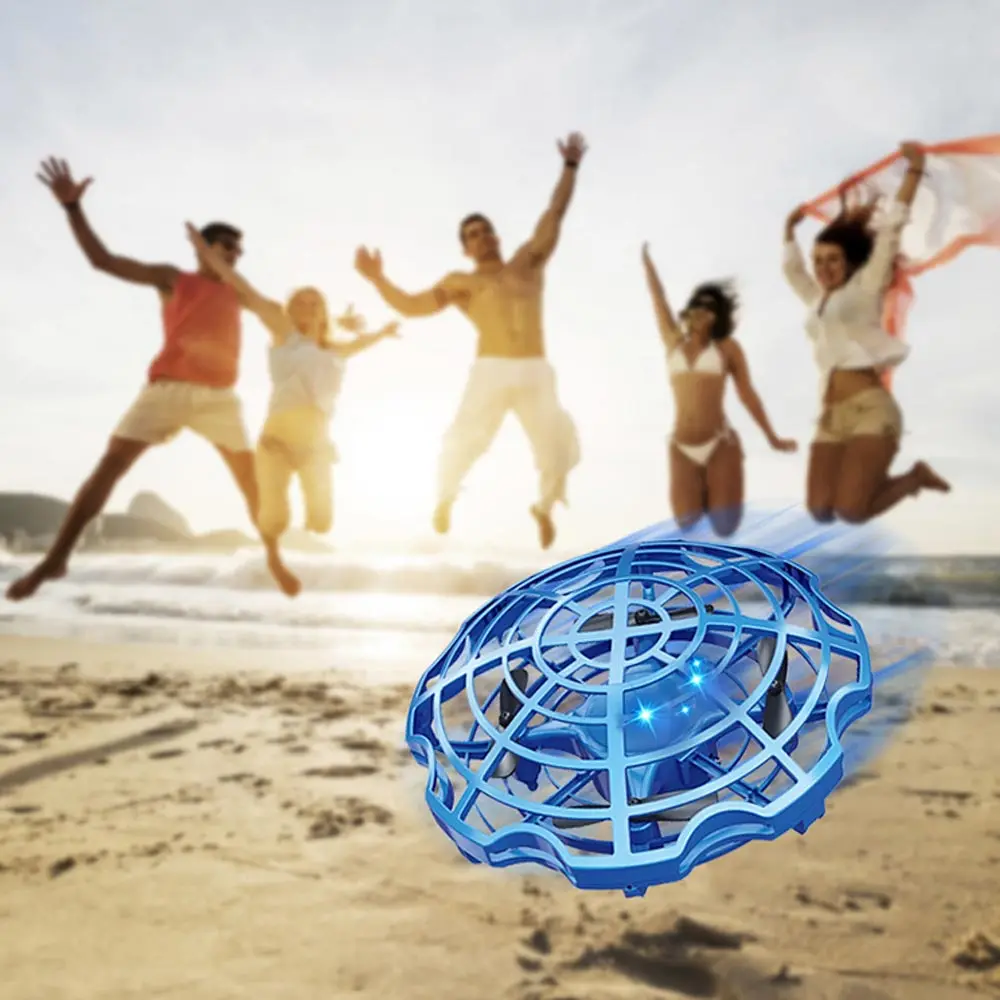 Самолет креативный умный НЛО летающее пятистороннее жестовое Индукционное RC