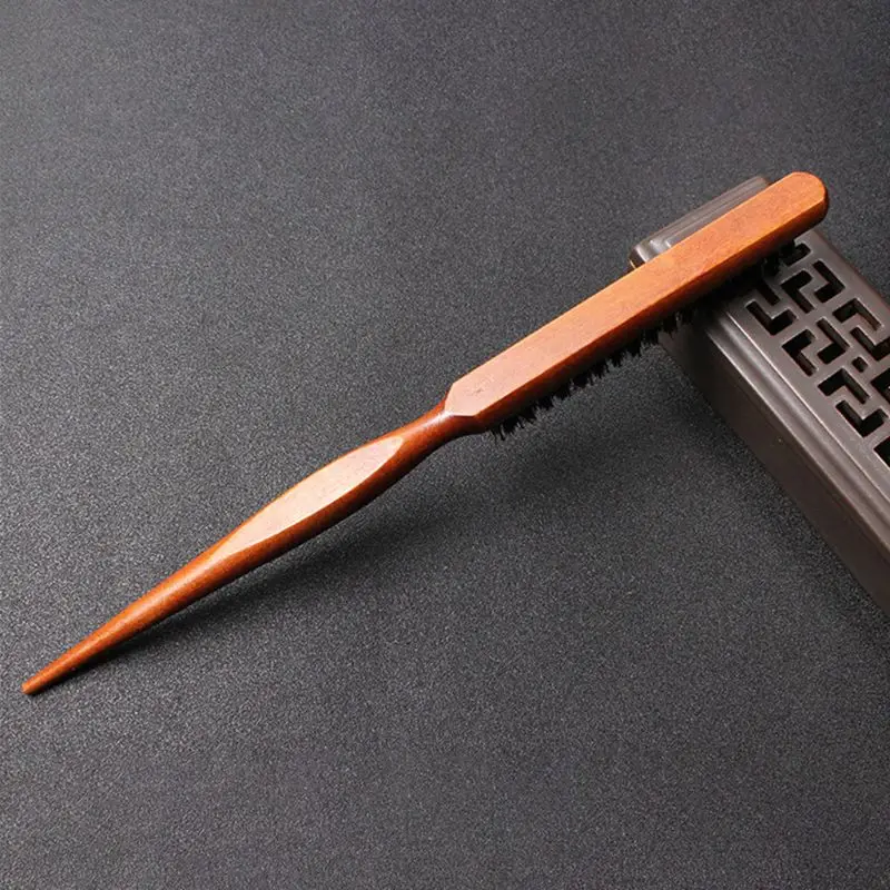 Смешанные кабаны щетины с наконечниками нейлоновые три ряда кисточек для волос