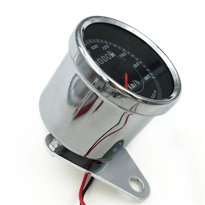 Универсальный 12 V мотоциклов Тахометр калибровочный Спидометр с светодиодный