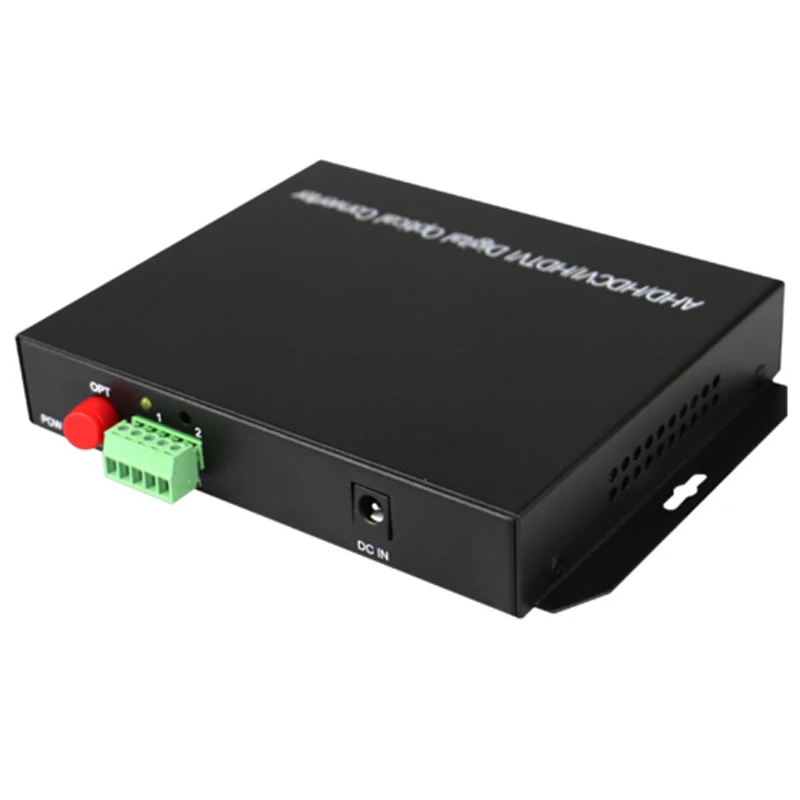 Высокое качество HD CVI 4 канала видео волоконно оптический передатчик + RS485 hdmi и