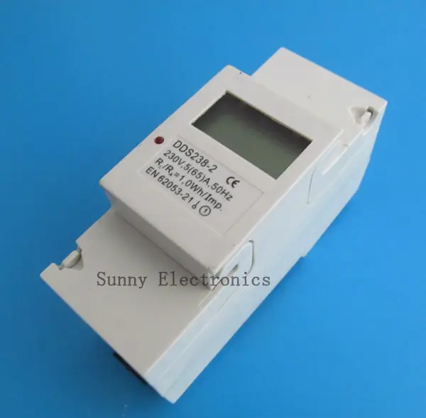 Однофазный счетчик энергии с ЖК дисплеем 230 В 50 Гц 5(65)|energy meter lcd|kwh wattsingle phase |
