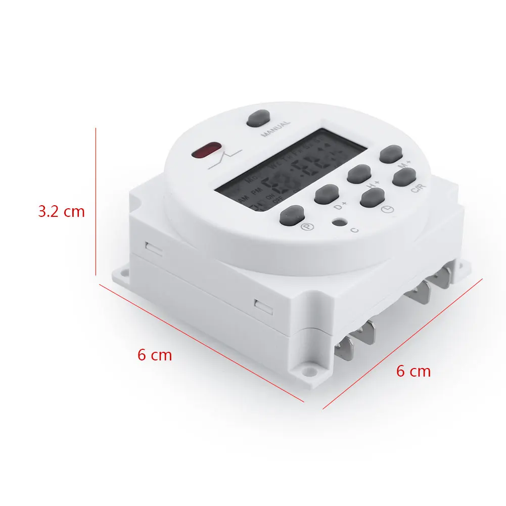 Outlet Timer Switch Digital Programmable Daily/Weekly Controlled Simultaneously Car Battery Automate Lights | Обустройство дома