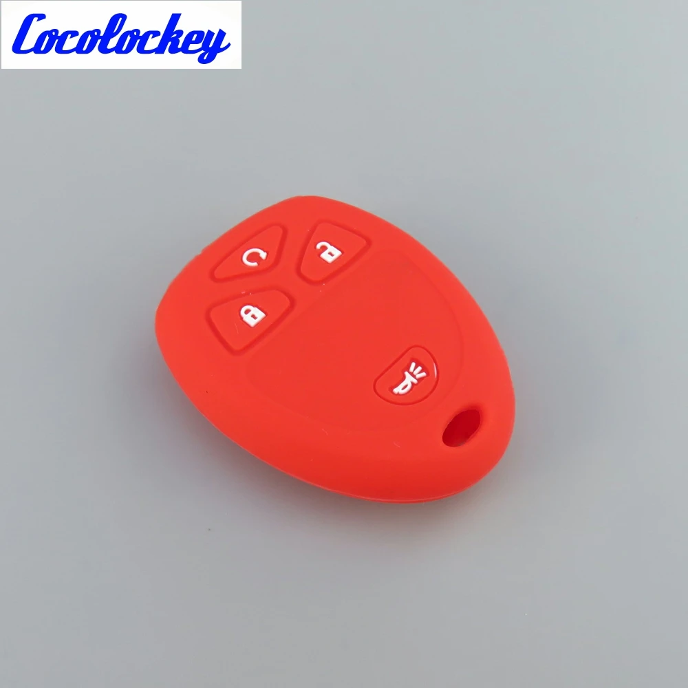 Cocolockey Silicone Car Key Cover for BUICK Terraza 2005 - 2007 Remote Case Fob 4 Button No Logo | Автомобили и мотоциклы