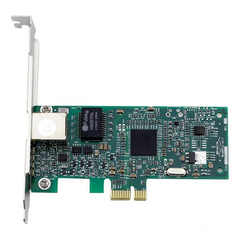 Broadcom NetXtreme BCM5721 Gigabit PCI express сервер сетевой карты 100 м 1000 e NIC адаптер Поддержка