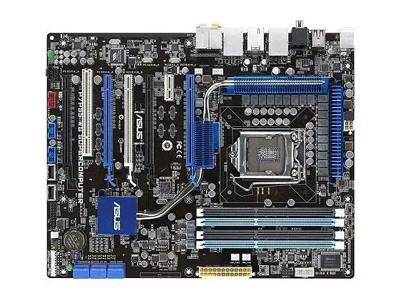 Материнская плата P7P55 WS Supercomputer P55 DDR3 1156 pin для рабочей станции, 90% Новинка