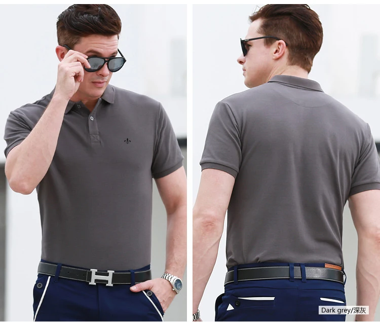 Dudalina Brand Polo Shirt Men High Quality New Men's Polo Shirts Business Men's Clothing Embroidery Homme