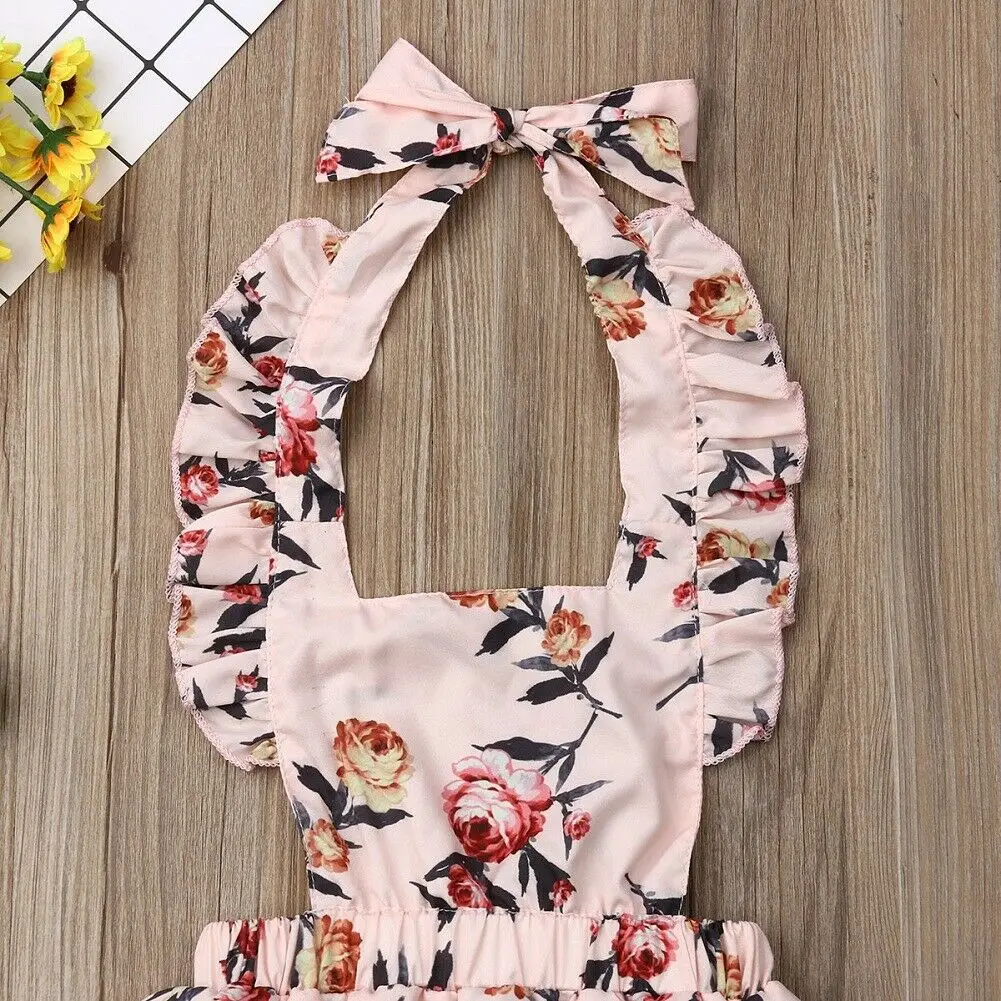 Детское летнее платье с цветочным рисунком|Комплекты одежды для девочек| |