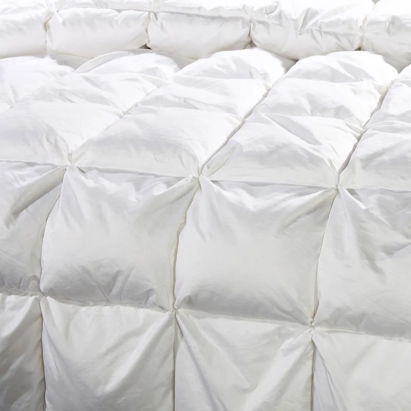 Одеяло на белом гусином пуху во французском стиле зимнее одеяло розового и