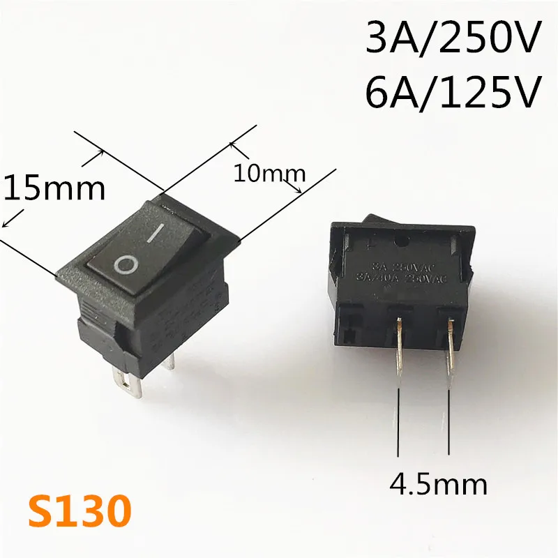 

SPST KCD 3PIN 6PIN Вкл./Выкл. Квадратный кулисный переключатель постоянного тока переменного тока 16A/250 В Приборная панель автомобиля Пластиковый переключатель потери