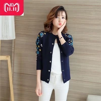 ohclothing 4395 2021 new autumn and winter womens cashmere embroidered thick cardigan loose jacket womens knit top 43