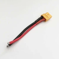 xt60 female connector 10cm silicon wire 14awg lithium battery modified cable rc