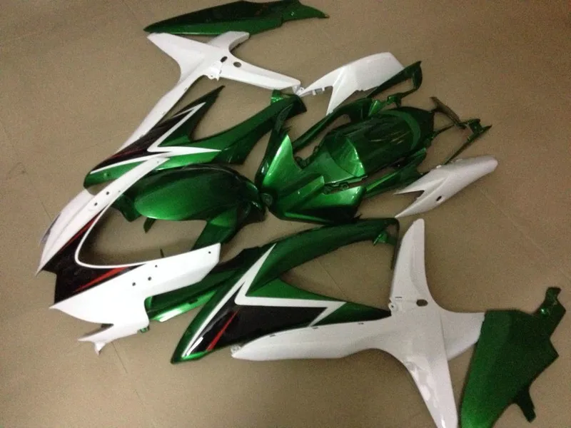 Литьевая форма обтекатель комплект для SUZUKI GSXR600 750 K8 08 09 GSXR 600 GSXR750 2008 2009 ABS зеленый