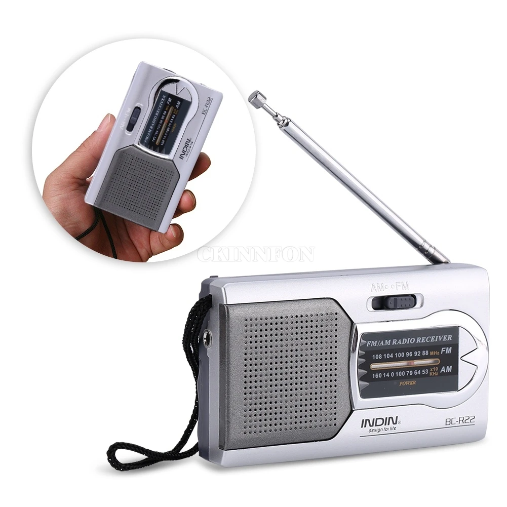 

200Pcs/Lot Universal AM/FM Mini Radio Stereo Speakers Receiver BC-R22 BCR21