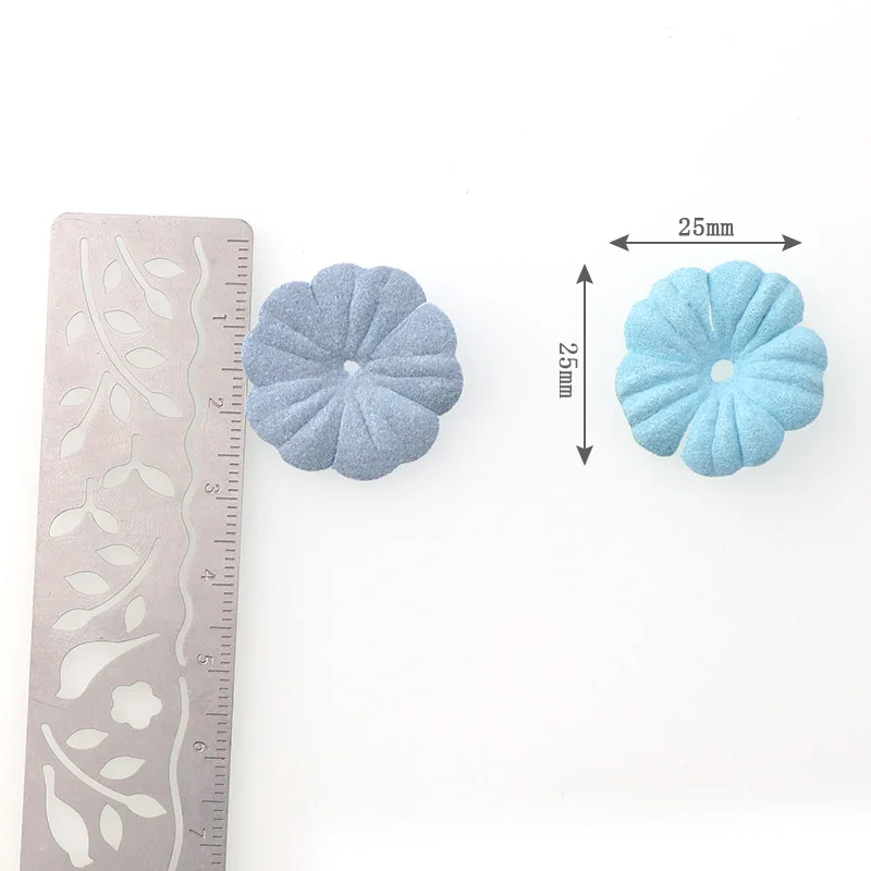 30 шт. маленькие Изысканные кожаные цветы ручной работы искусственный цветок