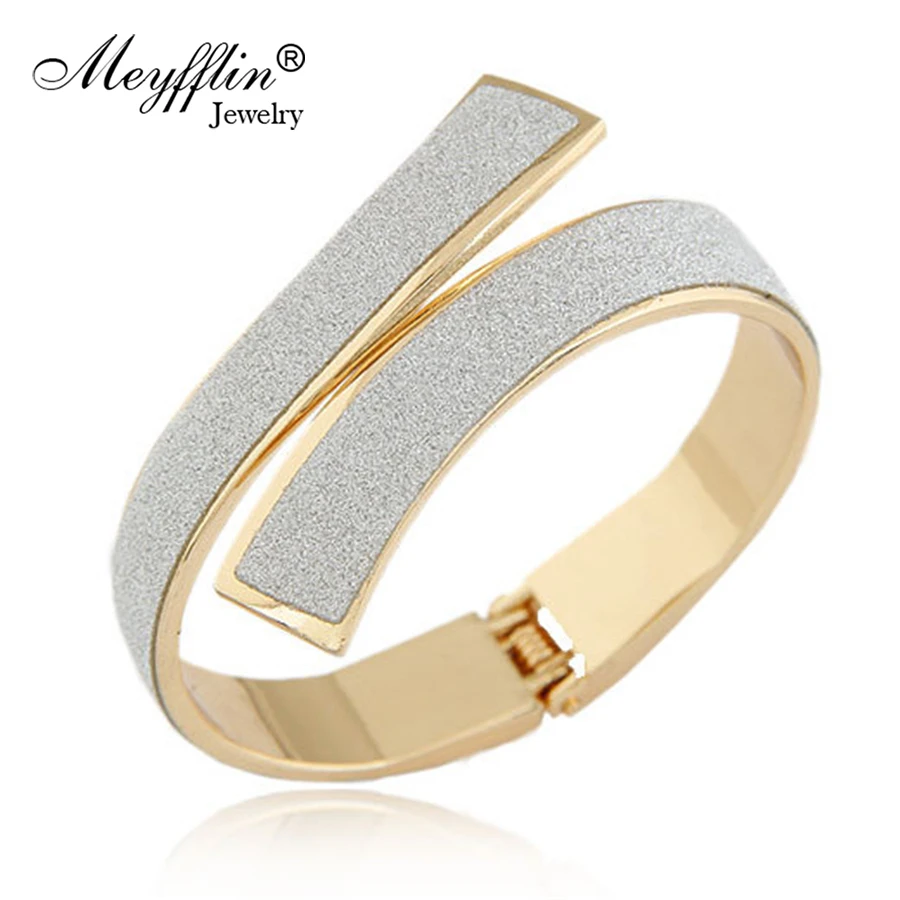 Браслеты Мода золото/серебро на запястье и для Для женщин мужчин Jewelry женский