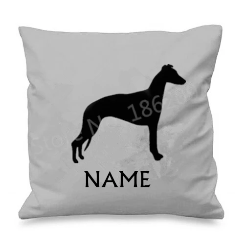 Персонализированные уиппет подушка крышка персонализированные Собака