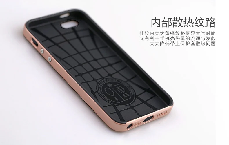Original iPaky Slim coque For iPhone 5S SE case Luxury PC Frame + Silicone Back Cover for iphone5 5 5s 5se cases |