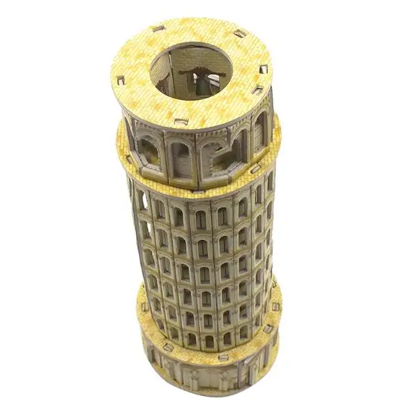 Пиццы пигмент башня 3D Ручная головоломка DIY Детская забавная игрушка креативный