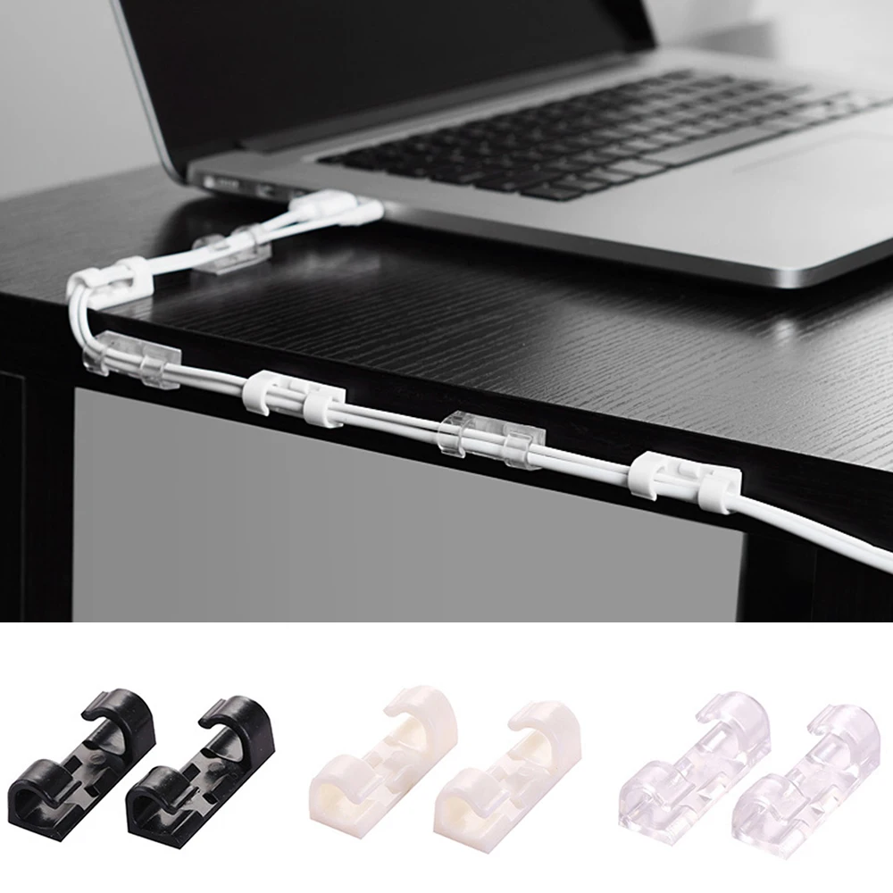 Органайзер для проводов 20 шт. зажим кабеля настенная клейкая пряжка линия