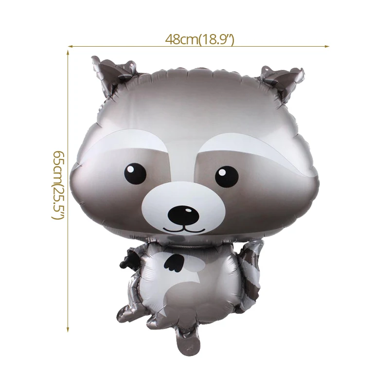 animal balloon 11 Cyuan мультфильм животное с днем рождения баннер джунгли для вечеринки в стиле сафари флаги для душа ребенка Дети 1-й гирлянды ко дню рождения Декор - Цвет: animal balloon 11