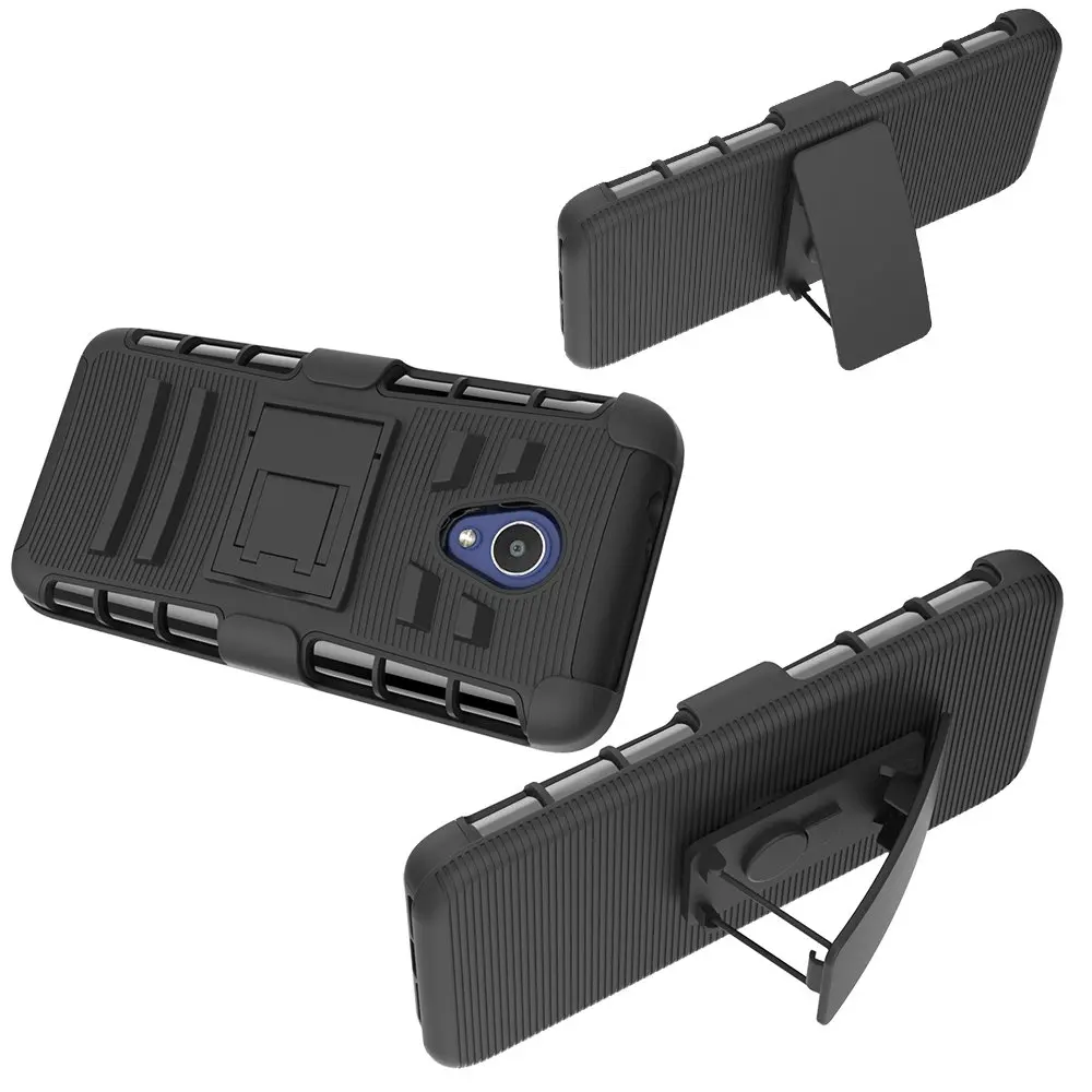 Чехол-кобура с зажимом для ремня прорезиненный захват тонкий защитный чехол