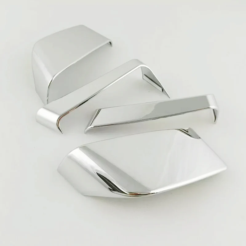 

For Jeep Renegade 2015 2016 2017 ABS Plastic Chrome Car Rearview mirror column frame Cover Trim Car Styling Accessories 4pcs