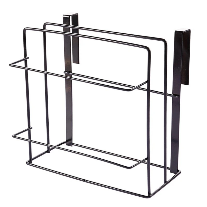 Free Punching Towel Storage Rack Kitchen Cabinet Door Hanging Cutting Board Household | Дом и сад