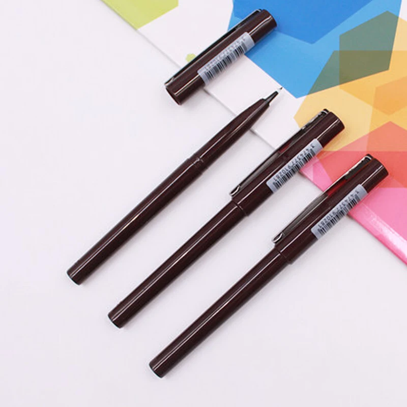 6 штук Pentel Arts Stylo эскизная ручка для рисования, маркер для манги, архитектура черный,(JM20-AE