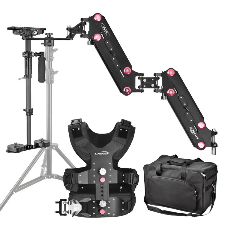 LAING M30S DSLR фотокамера углерода волокно Ручной Steadycam видео стабилизатор Steadicam жилет