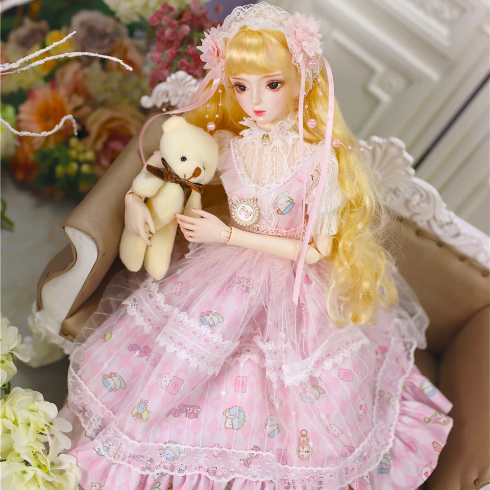 Кукла DBS 1/3 BJD сказочное имя Елены механическое суставное тело с макияжем включая