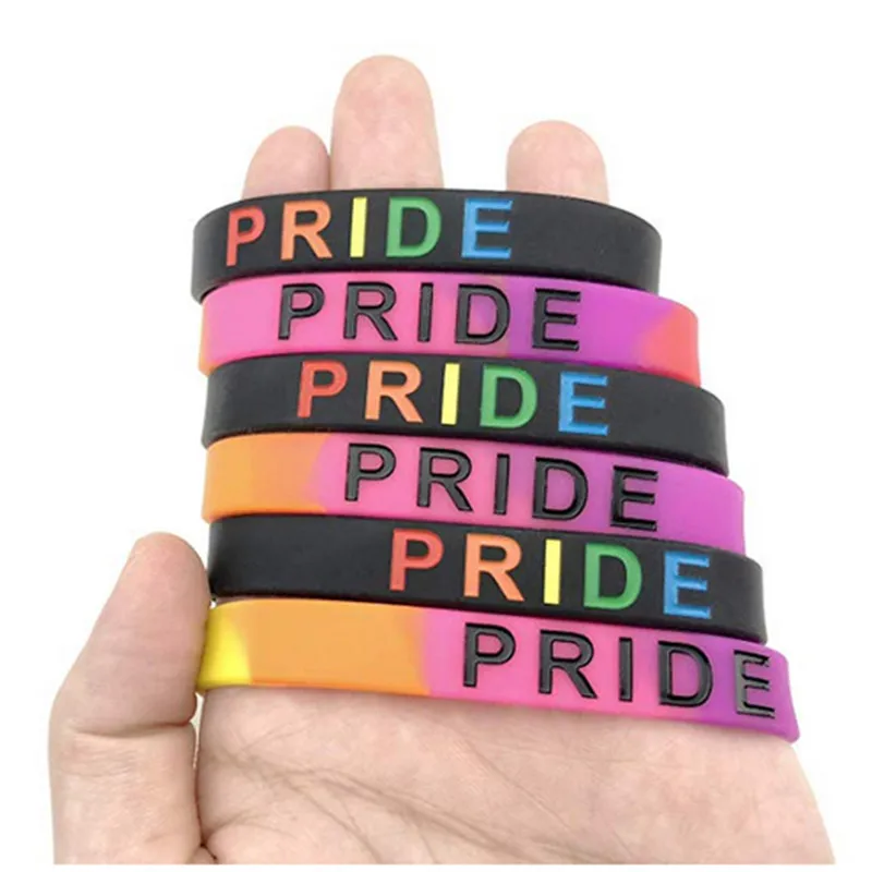 Браслет ЛГБТ с надписью Pride 70 шт./лот|Значки| |