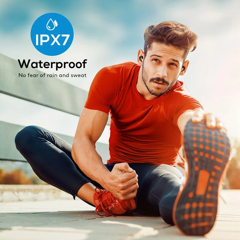 Улучшенные Mpow T6 TWS наушники Bluetooth 5 0 IPX7 водонепроницаемые беспроводные с