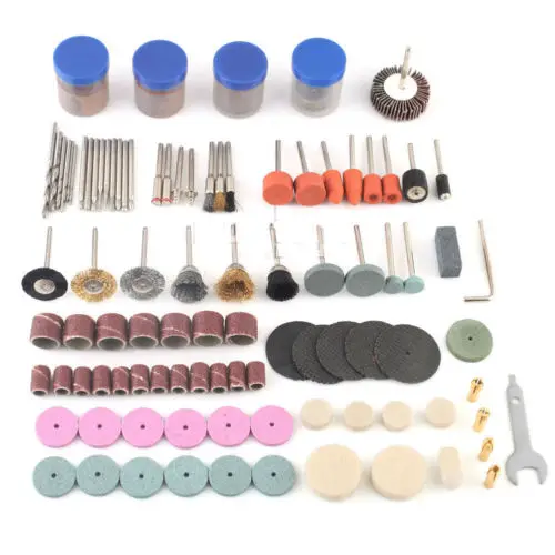 

Fixmee High Quanlity 147 Pcs Bit Set Suit Mini Drill Rotary Tool Fit Dremel Grinding Accessories for Wood Metal Mold Engraving