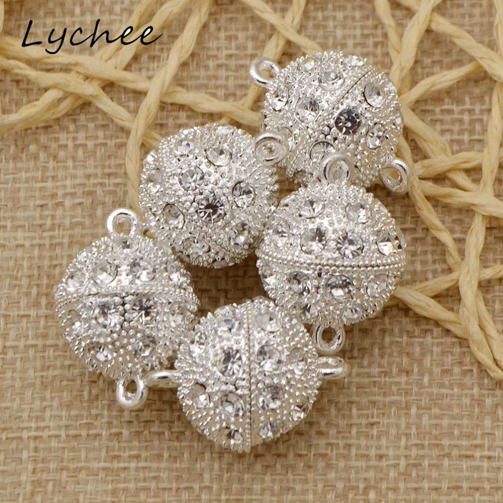 Lychee магнитные застежки для стразы с круглыми шариками 5 шт. | Дом и сад